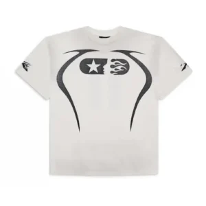 hellstar warm up t-shirt White