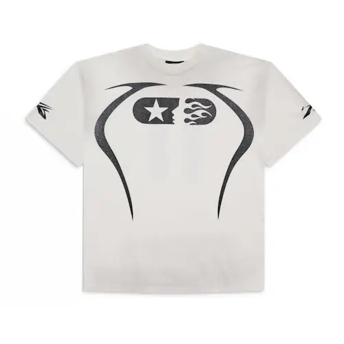 hellstar warm up t-shirt White hellstar warm up t-shirt White