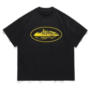 Black and Yellow CORTEIZ T-shirt