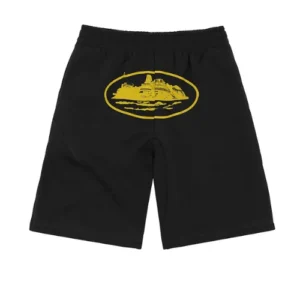 Black and Yellow CORTEIZ Shorts