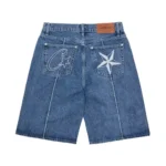 CORTEIZ C Star Denim Shorts Back