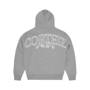 Corteiz Superior Royale Zip Hoodie Heather Grey