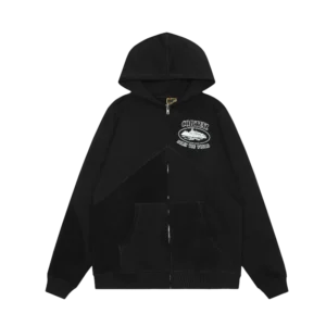 Corteiz Superior V2 Zip-Up Hoodie Black