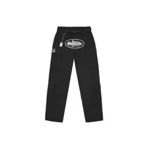 corteiz 5 starz special edition black guerillaz cargo pant black