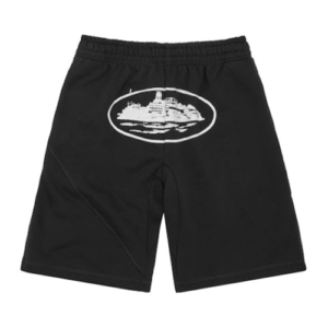 corteiz alcatraz shorts black