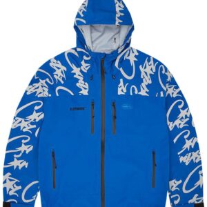 corteiz elitework jacket blue