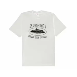 corteiz rules the world t shirt white