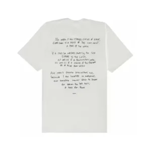corteiz rules the world t shirt white (Back)