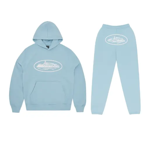 corteiz alcatraz baby blue tracksuit CORTEIZ Alcatraz Baby Blue Tracksuit