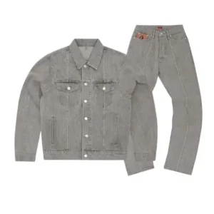 CORTEIZ Denim Tracksuit Grey