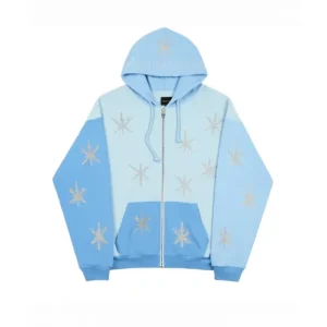 Unknown London Baby Blue Star Hoodie
