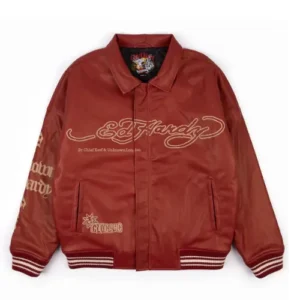 Unknown London Red Leather Jacket