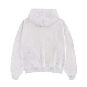 unknown london white hoodie Back