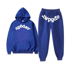 Blue SP5DER Tracksuit
