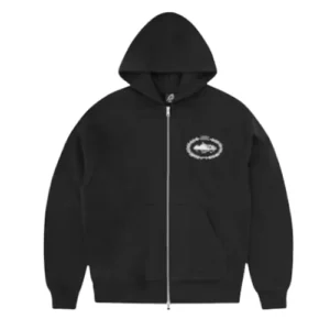 Corteiz x BBK Royale Zip Black Hoodie