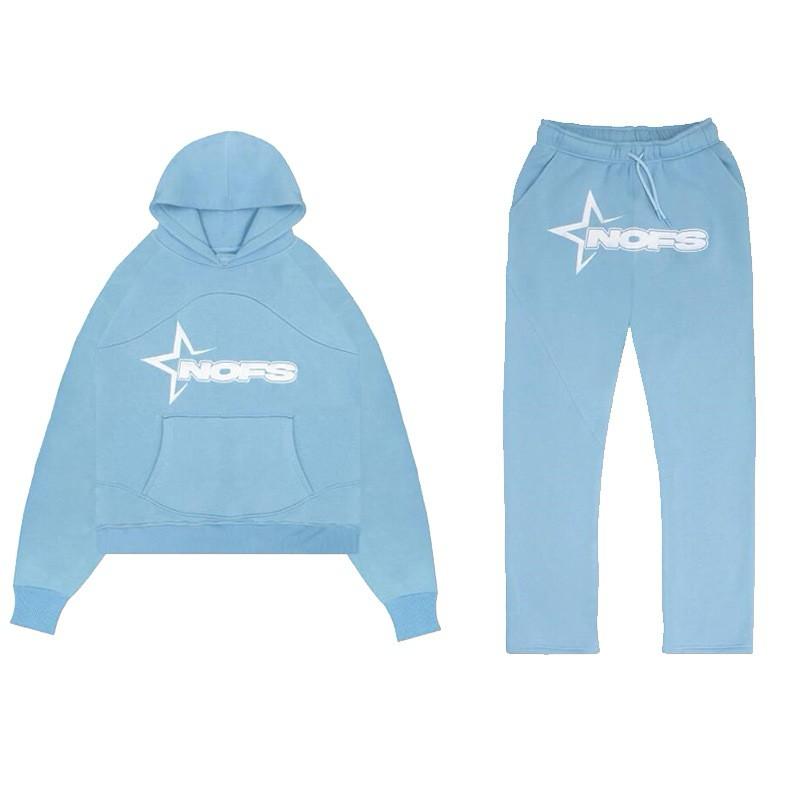 NONEOFUS Tracksuit baby blue